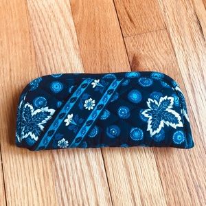 Vintage Vera Bradley Glasses Pouch in Blue Coin